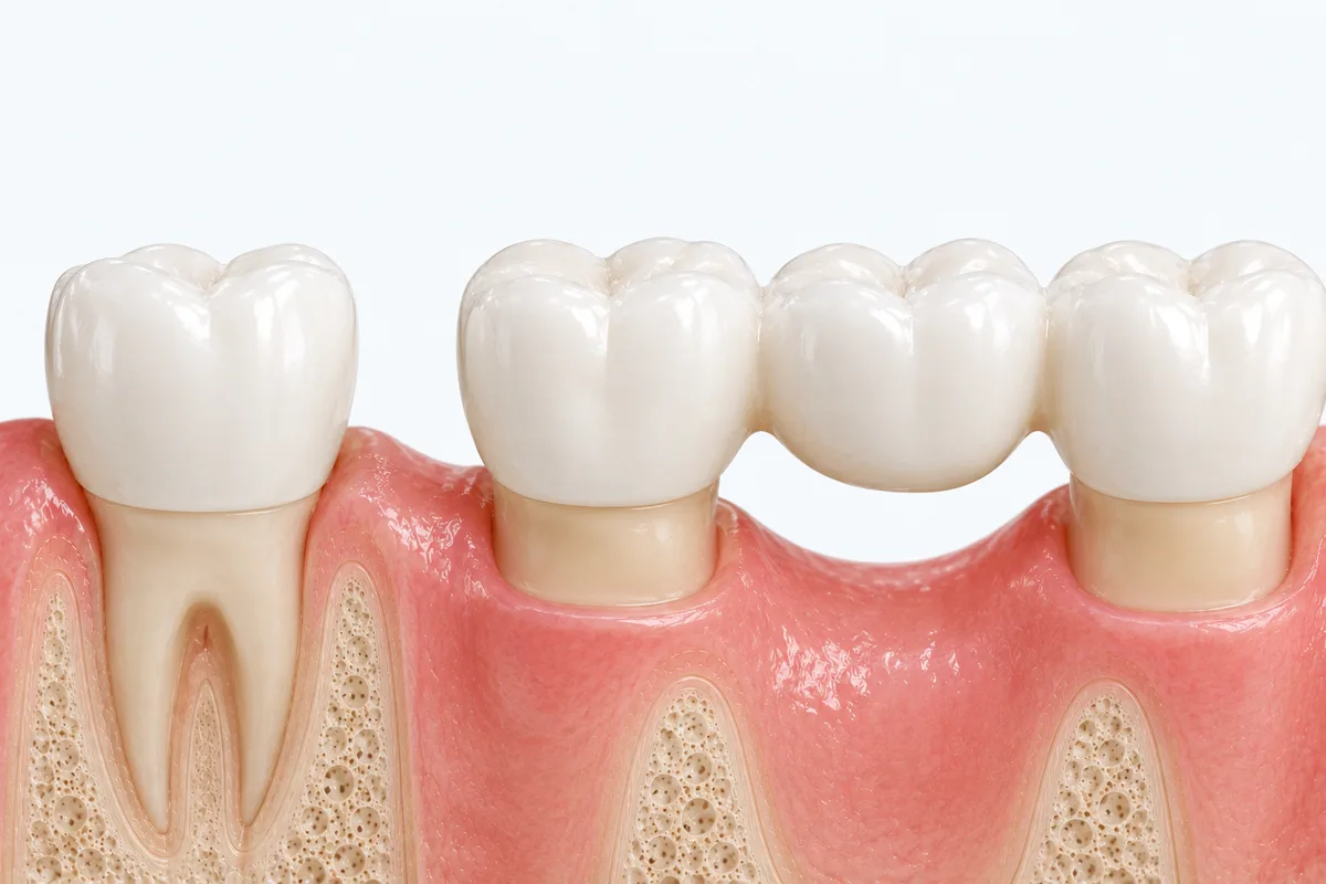 New dental crown and bridge at Rabbit Creek Dental in Mobile, AL