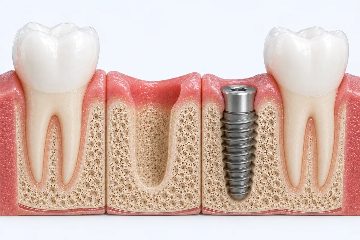 Preparing for a dental implant at Rabbit Creek Dental in Mobile, AL