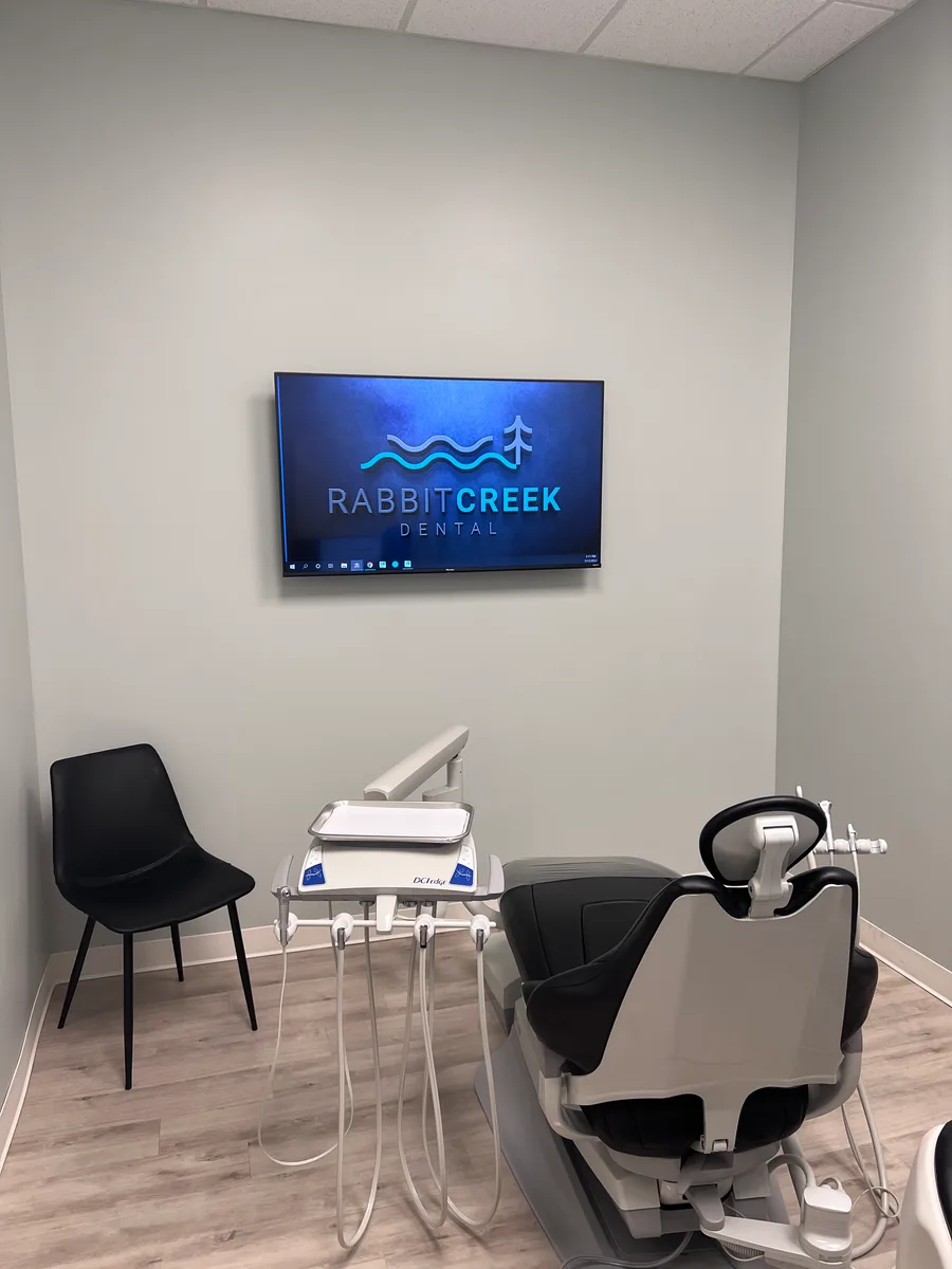 Clean dental operatory at Rabbit Creek Dental in Mobile, Alabama